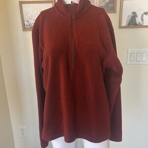 Patagonia Capilene Rust Orange Fleece Pullover